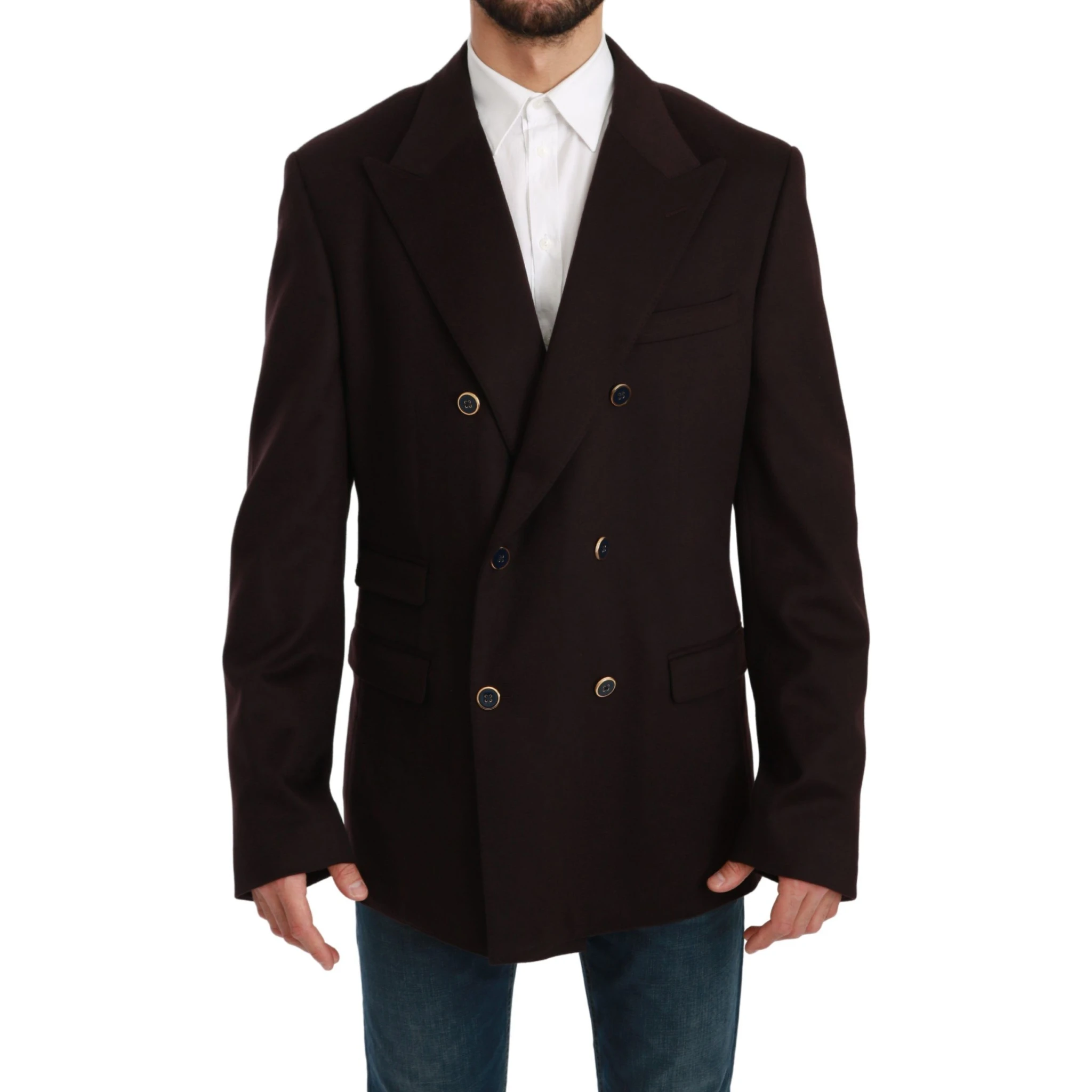 Bordeaux Cashmere Coat TAORMINA Blazer