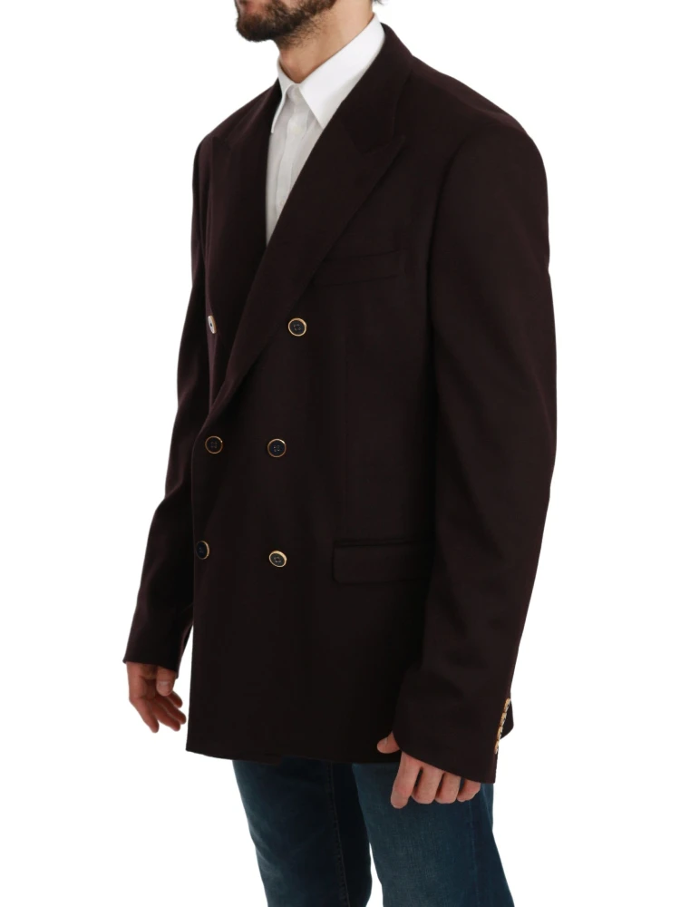 Bordeaux Cashmere Coat TAORMINA Blazer alternative