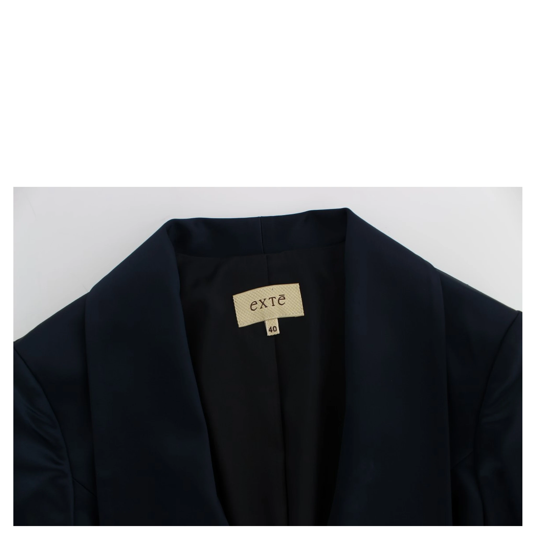 Blue Three Button Single Breasted Blazer Jacket