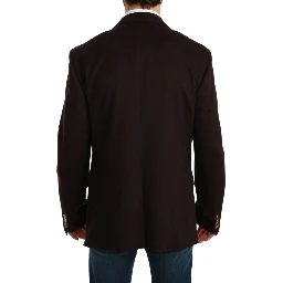 Bordeaux Cashmere Coat TAORMINA Blazer