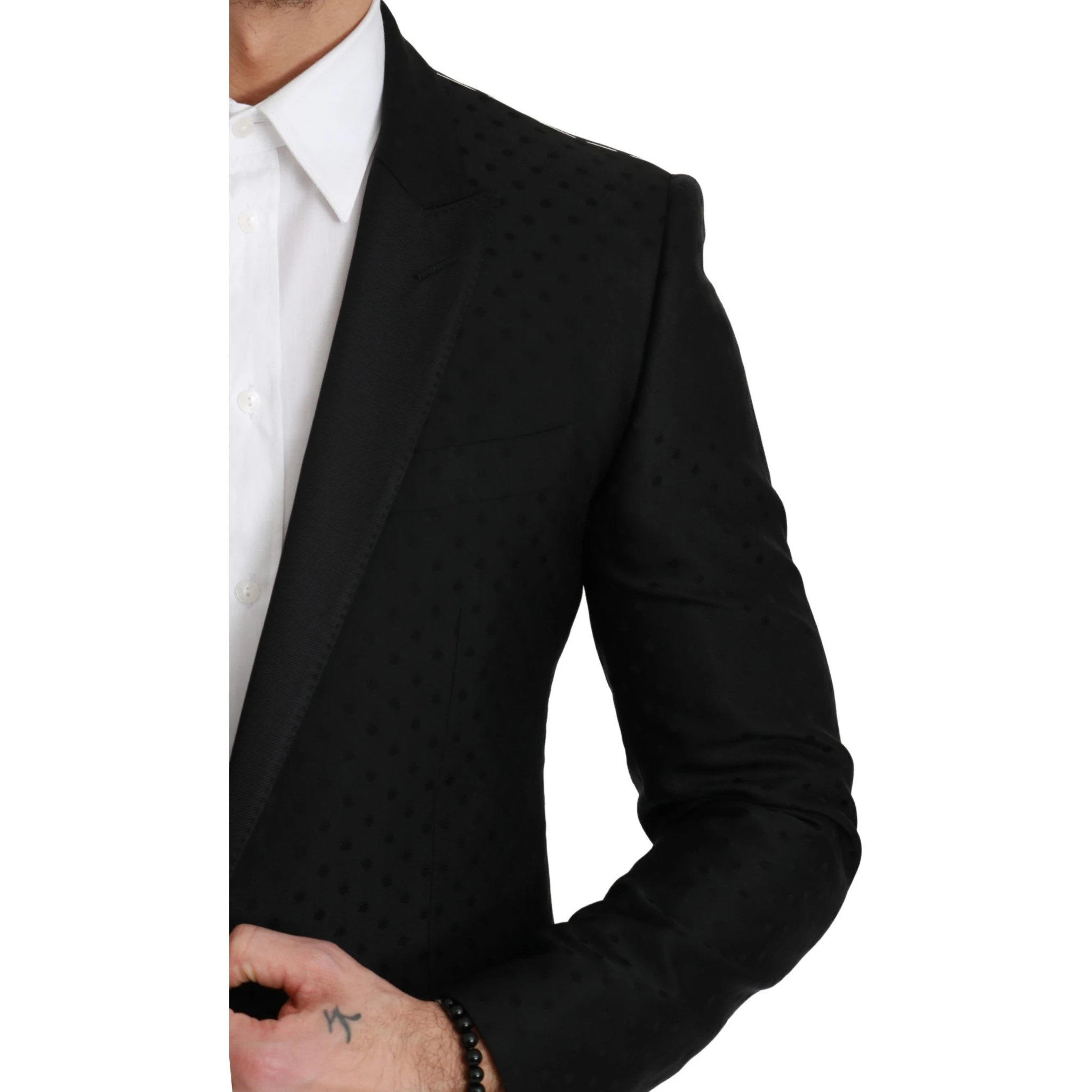 Black Slim Fit Coat Jacket MARTINI Blazer