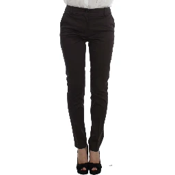 Brown Stretch Two Button Suit