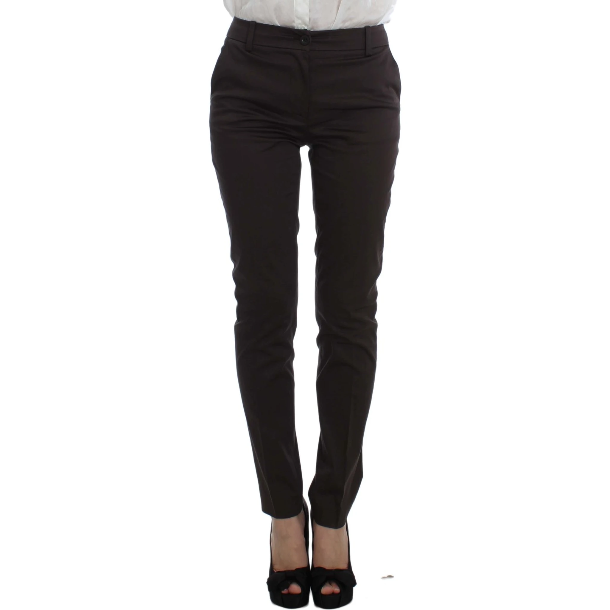 Brown Stretch Two Button Suit