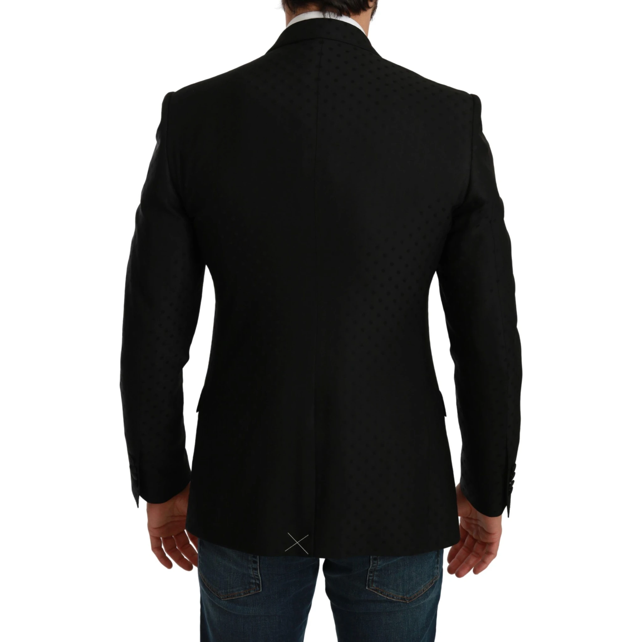 Black Slim Fit Coat Jacket MARTINI Blazer