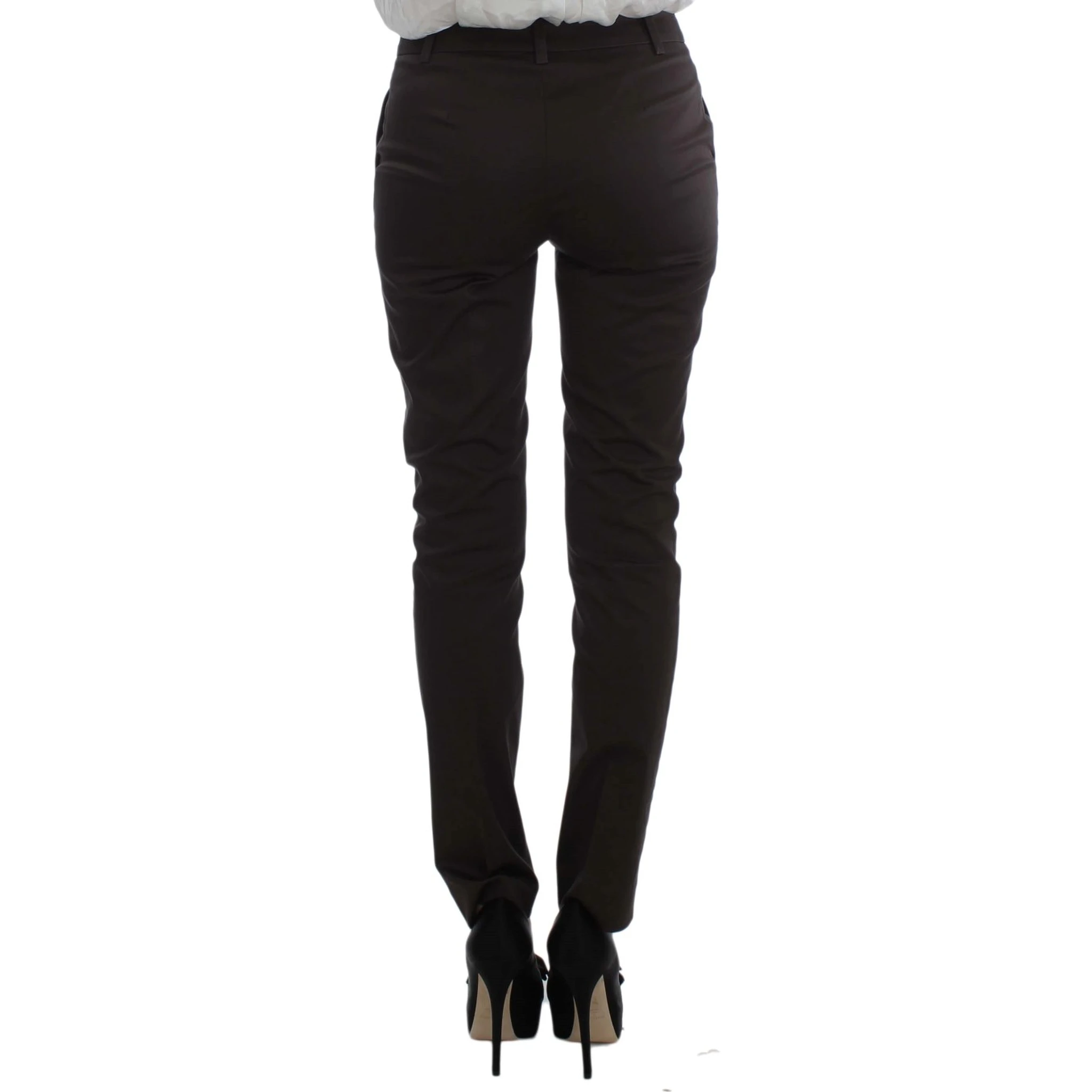 Brown Stretch Two Button Suit