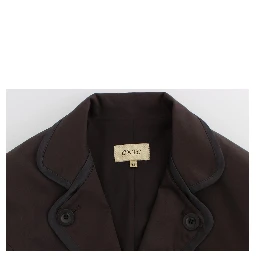 Brown Stretch Two Button Suit