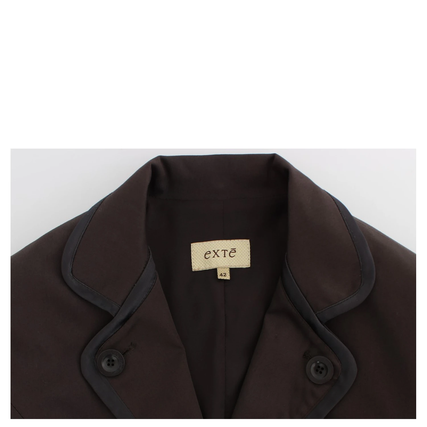 Brown Stretch Two Button Suit