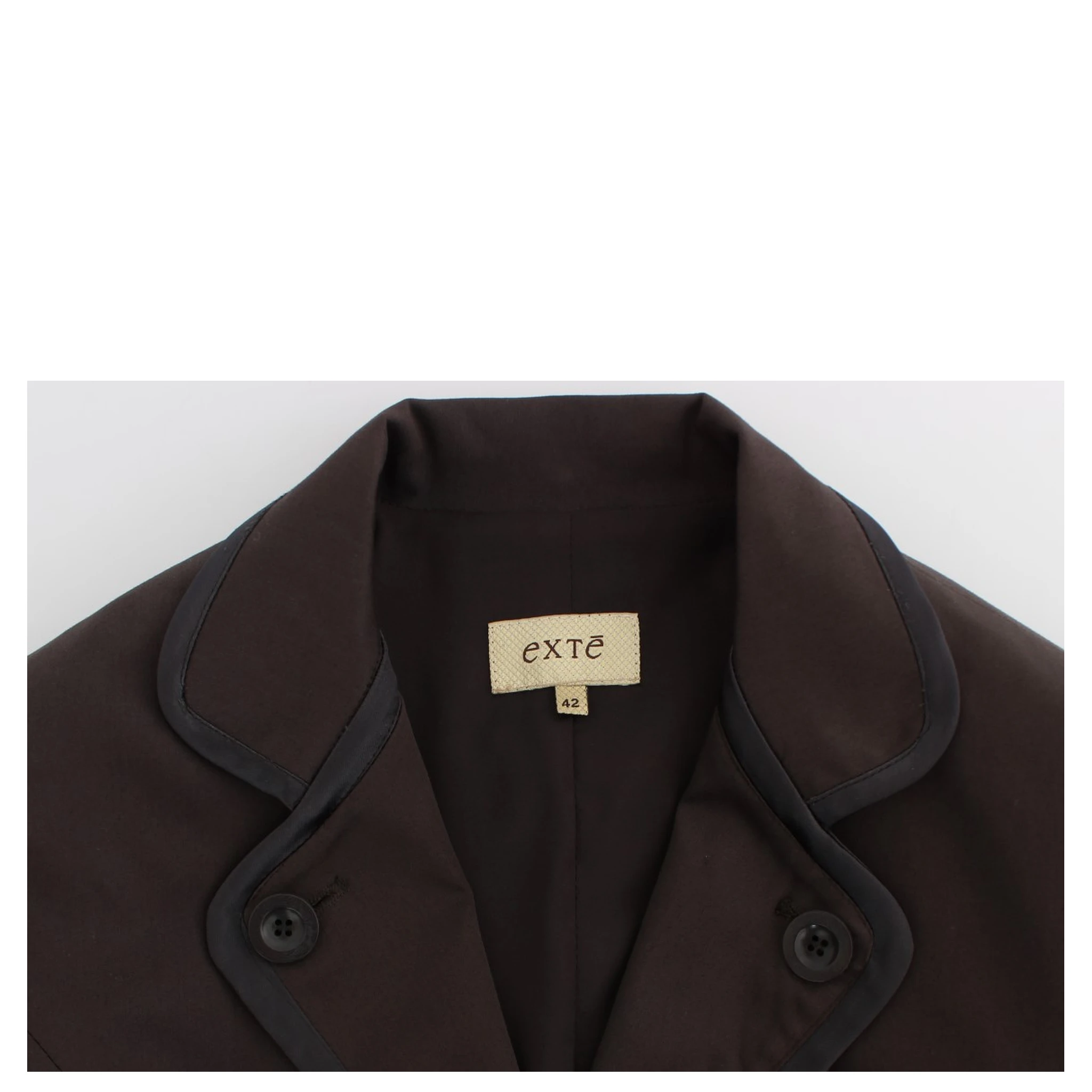 Brown Stretch Two Button Suit