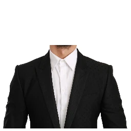 Black Slim Fit Coat Jacket MARTINI Blazer