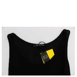 Black Stretch Sleeveless Blouse
