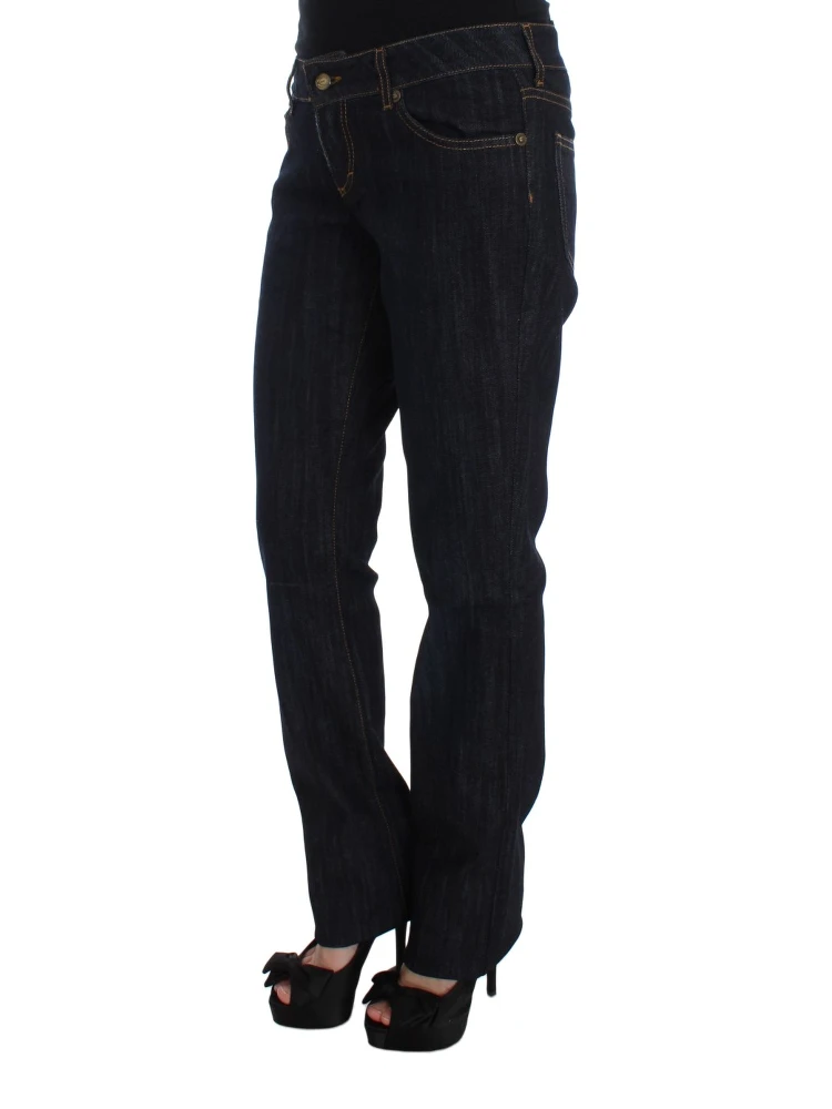 Blue Cotton Straight Fit Stretch Jeans alternative
