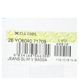 Blue Cotton Straight Fit Stretch Jeans