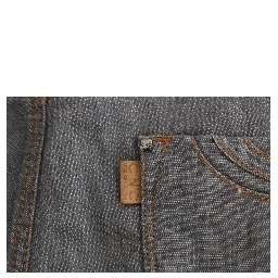 Gray Cotton Regular Fit Denim Jeans