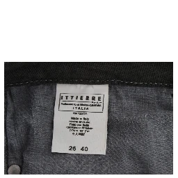 Green Cotton Blend Slim Fit Jeans