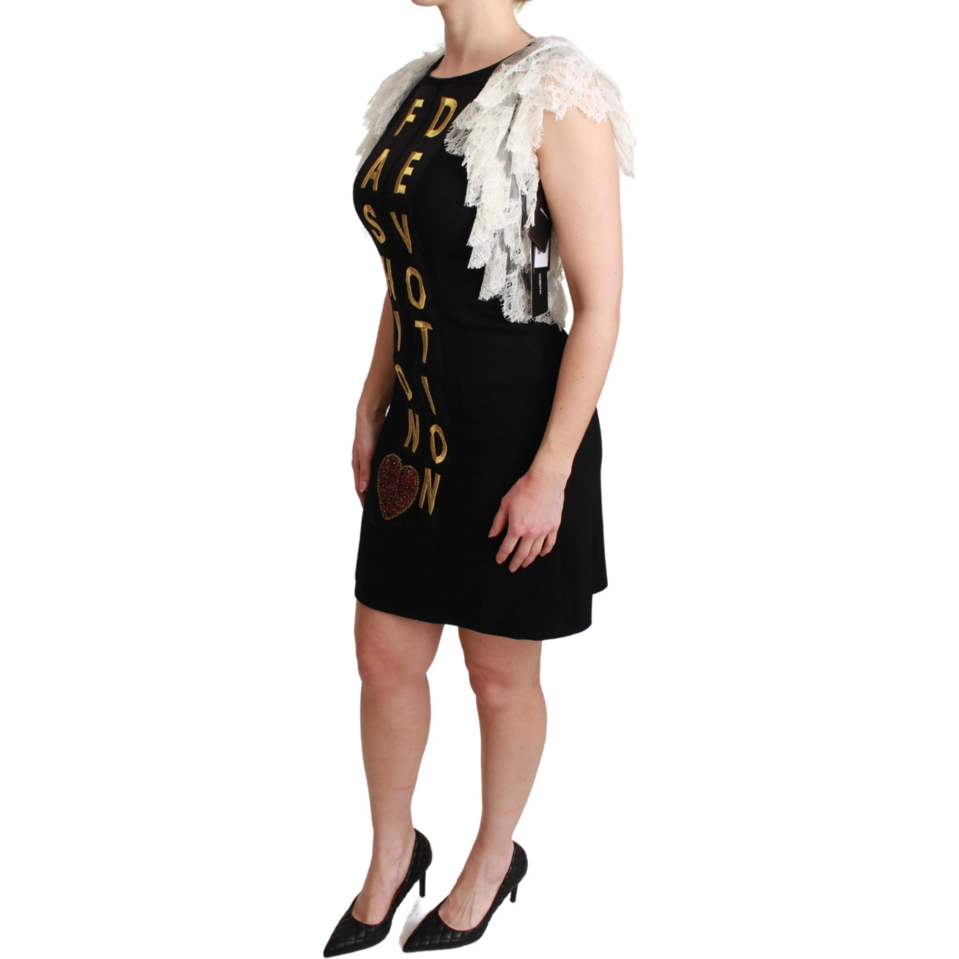 Black Fashion Devotion Sheath Mini Dress