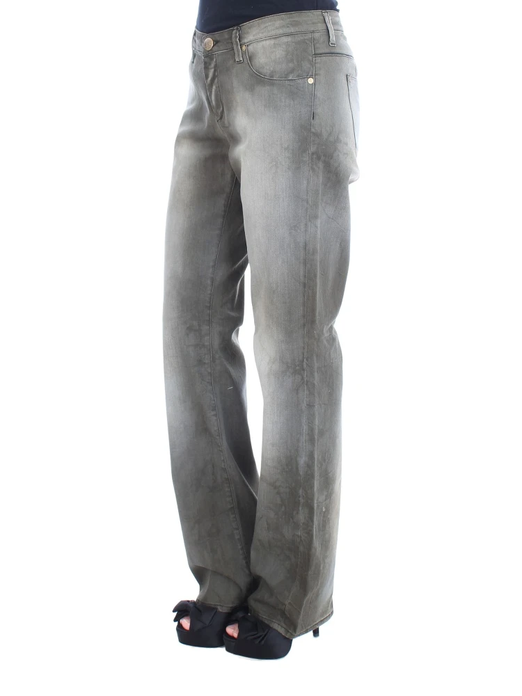 Gray Cotton Blend Loose Fit Boyfriend Jeans alternative