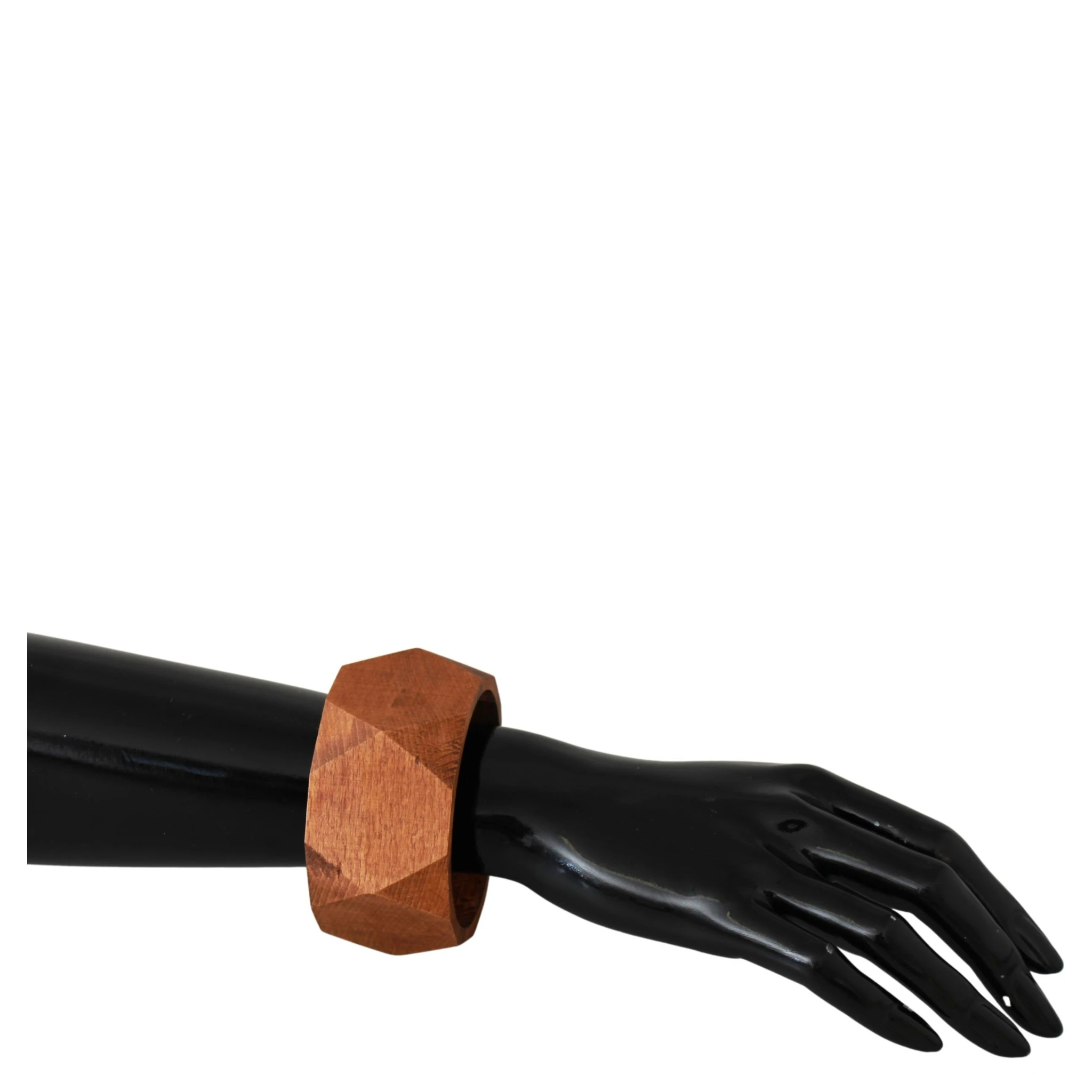 Brown Wooden Branded Bracelet