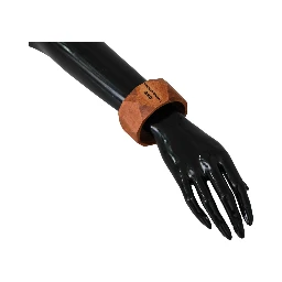 Brown Wooden Branded Bracelet