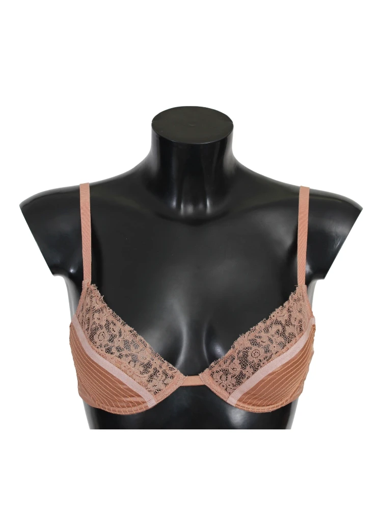 Nude Lace Push Up Silk Underwear