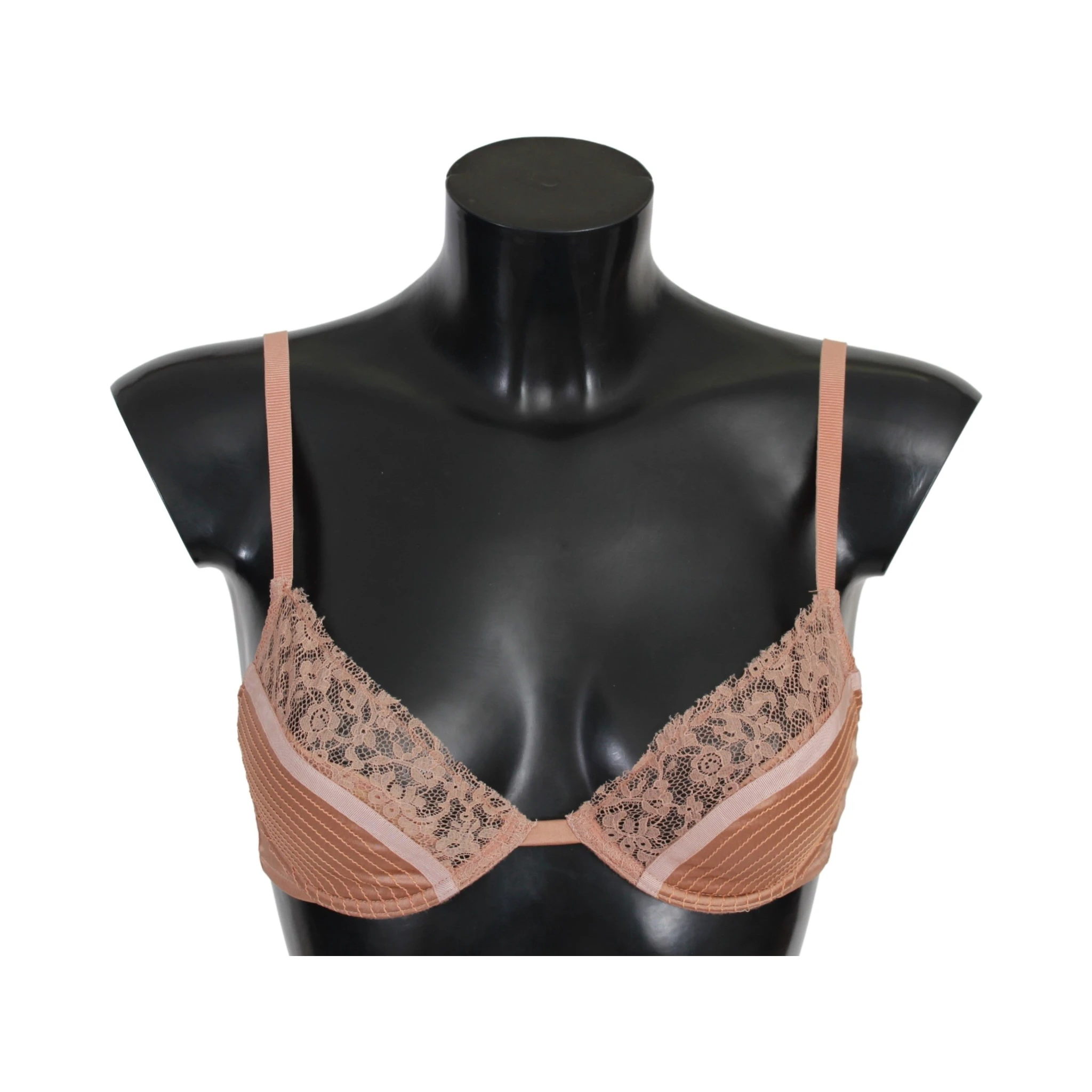 Nude Lace Push Up Silk Underwear