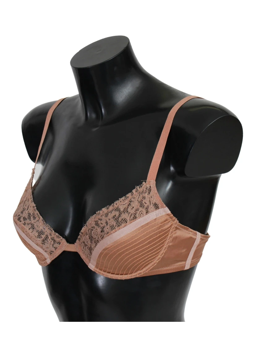 Nude Lace Push Up Silk Underwear