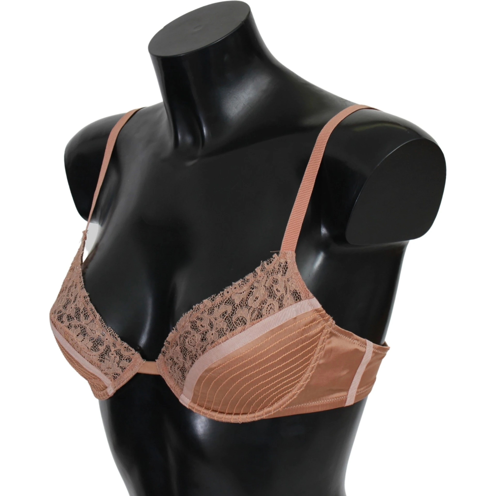 Nude Lace Push Up Silk Underwear