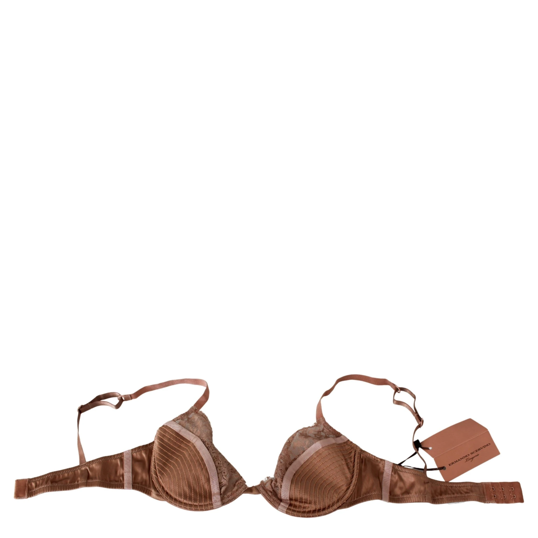 Nude Lace Push Up Silk Underwear