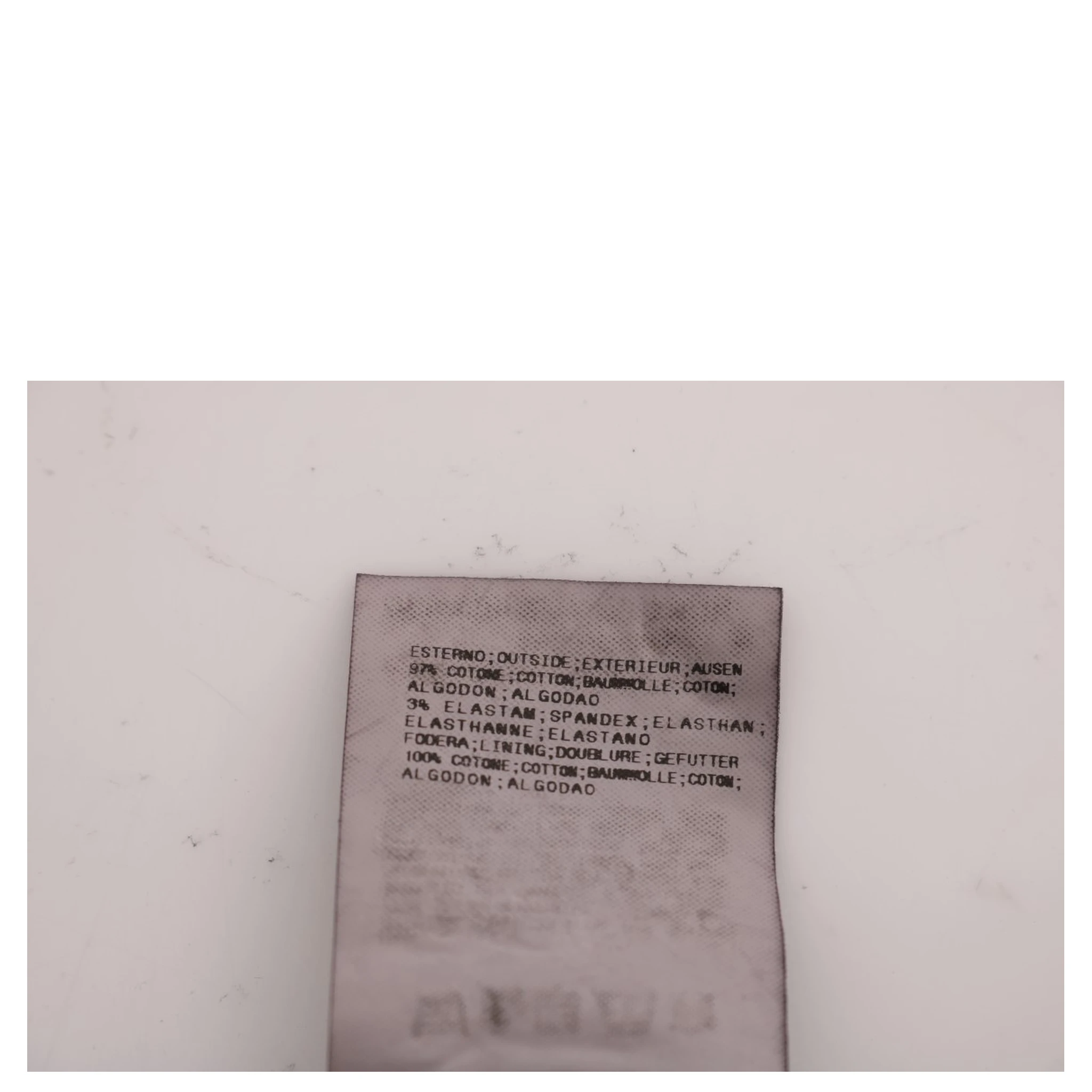 Black Cotton Stretch Chinos Pants