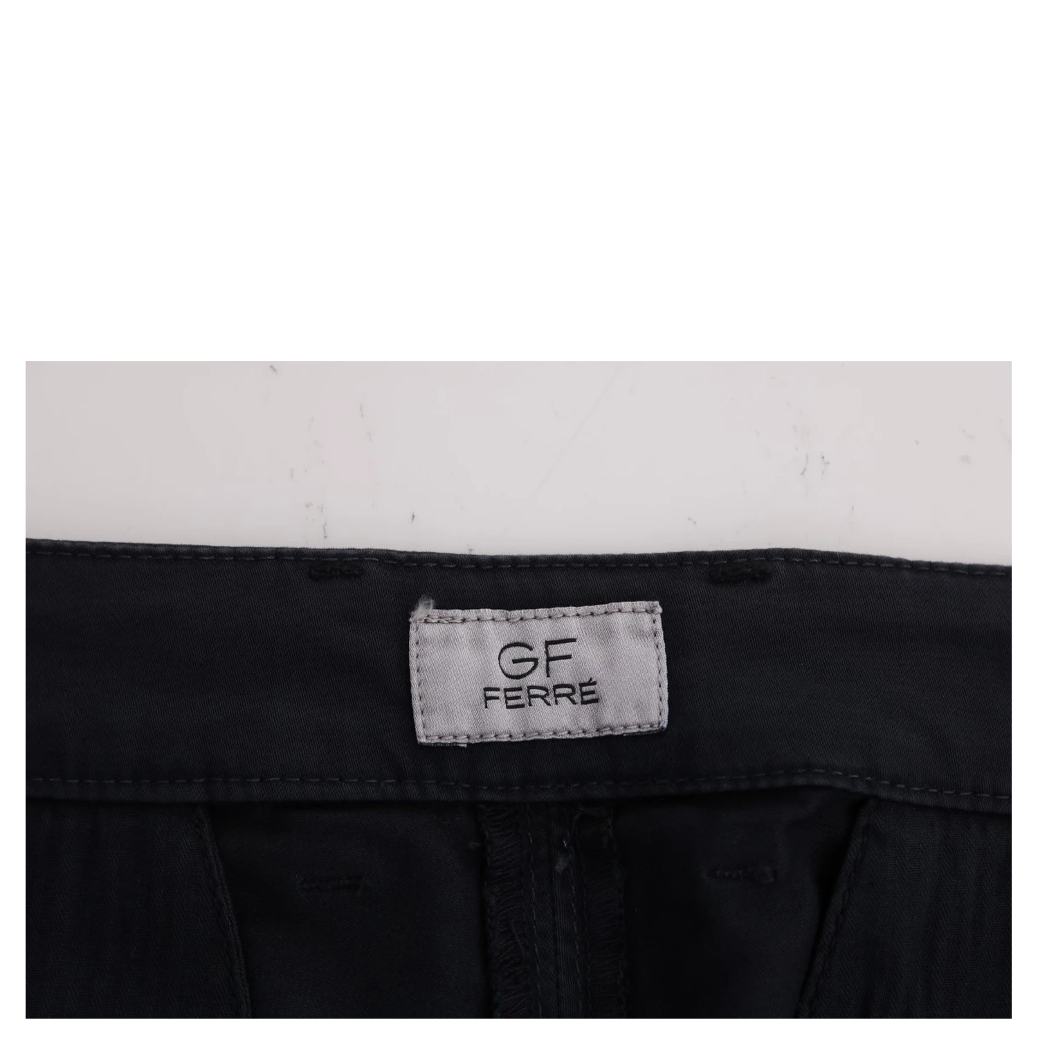 Blue Cotton Stretch Chinos Pants