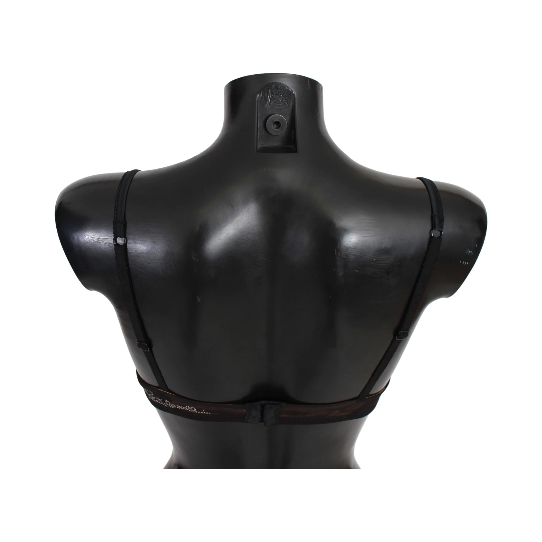 Black Leopard Nylon Push Up Bra Underwear