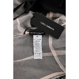 Black Cotton Silk Floral Long Dress