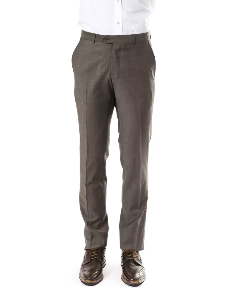 Gray Wool Pant
