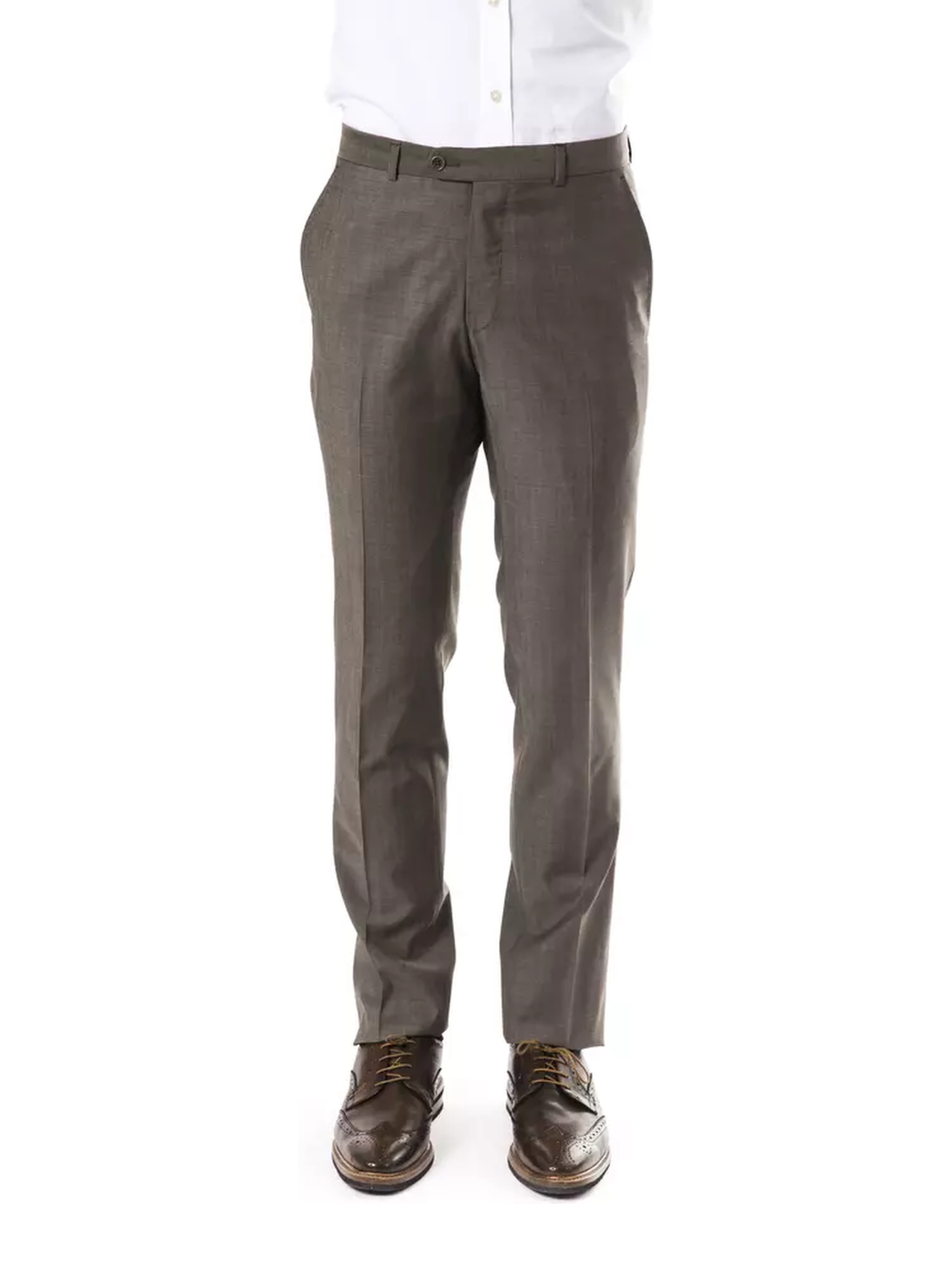 Gray Wool Pant