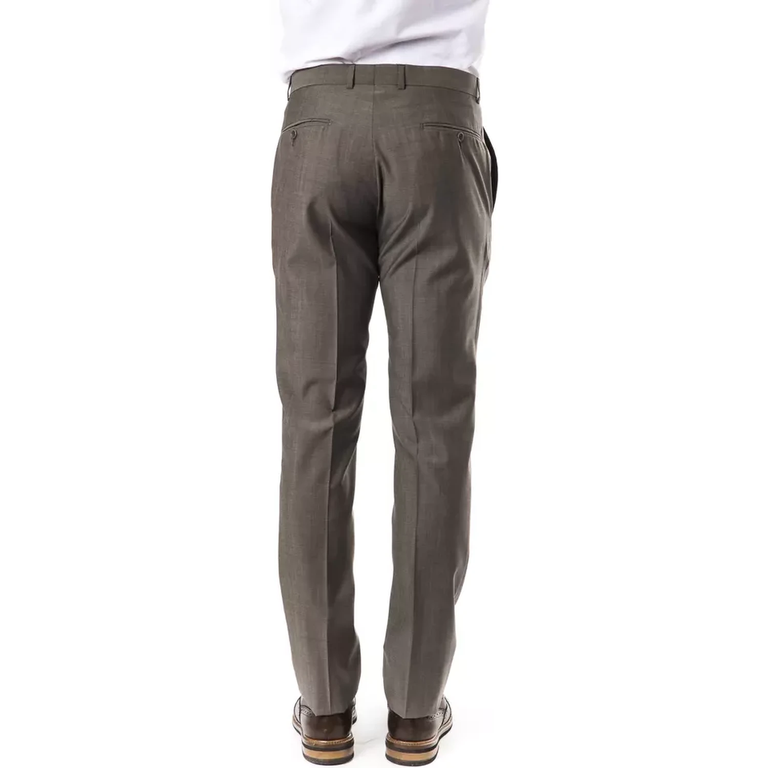 Gray Wool Pant