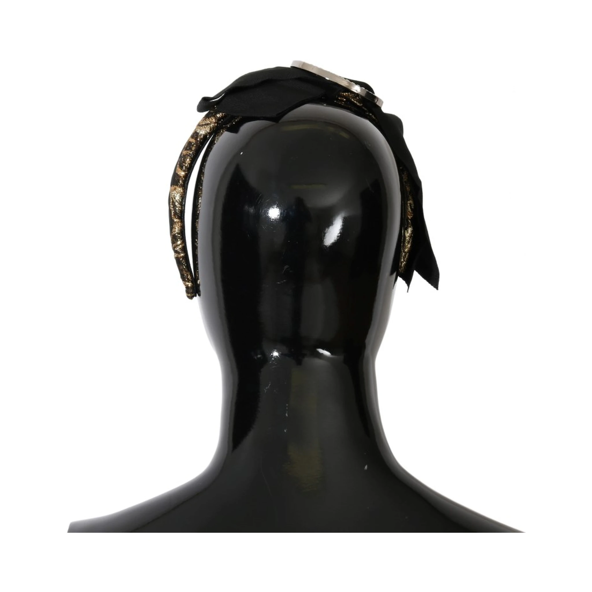 Black Crystal White Diadem Headband