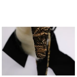 Black Crystal White Diadem Headband