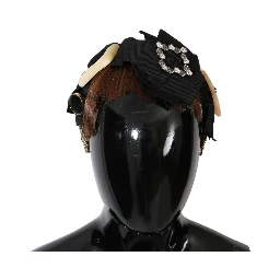 Clear Crystal Brown Hair Headband