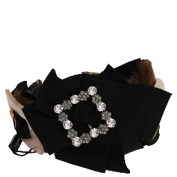 Clear Crystal Brown Hair Headband