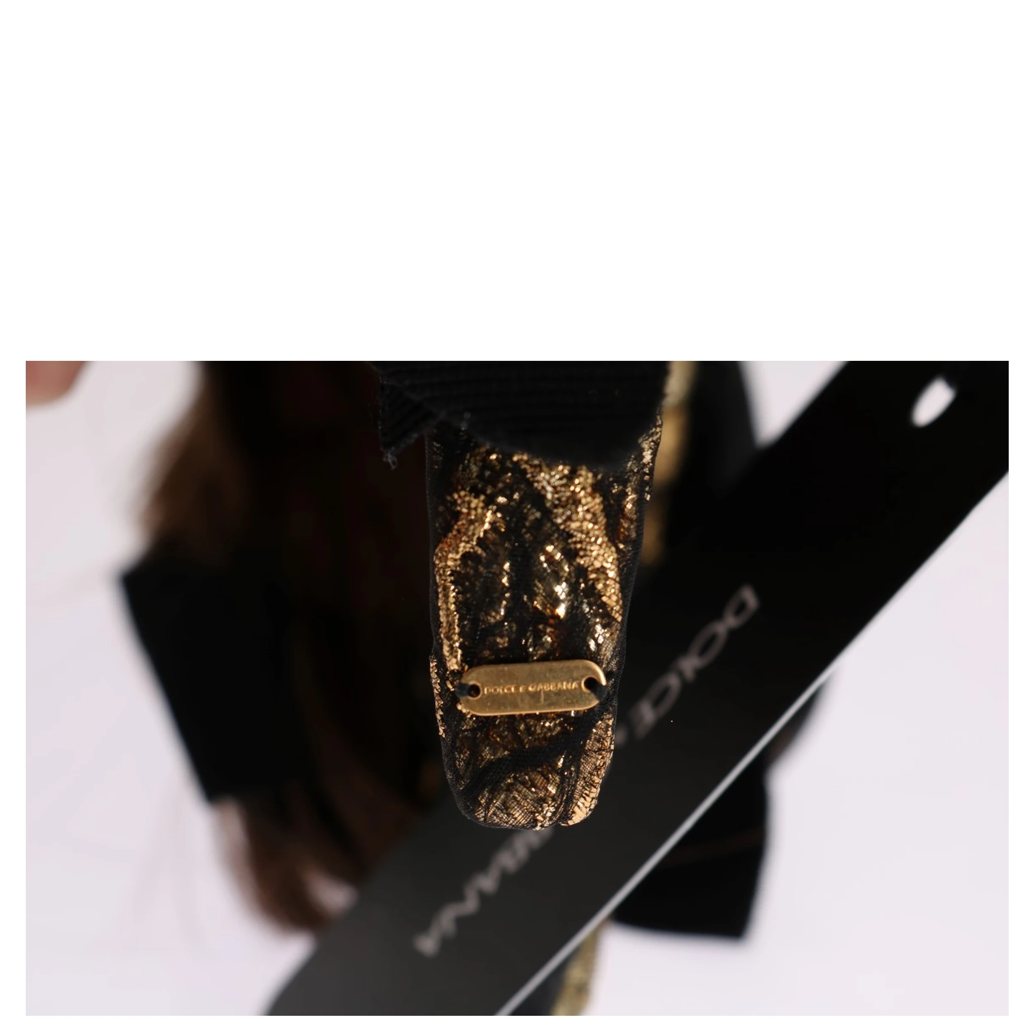 Clear Crystal Brown Hair Headband