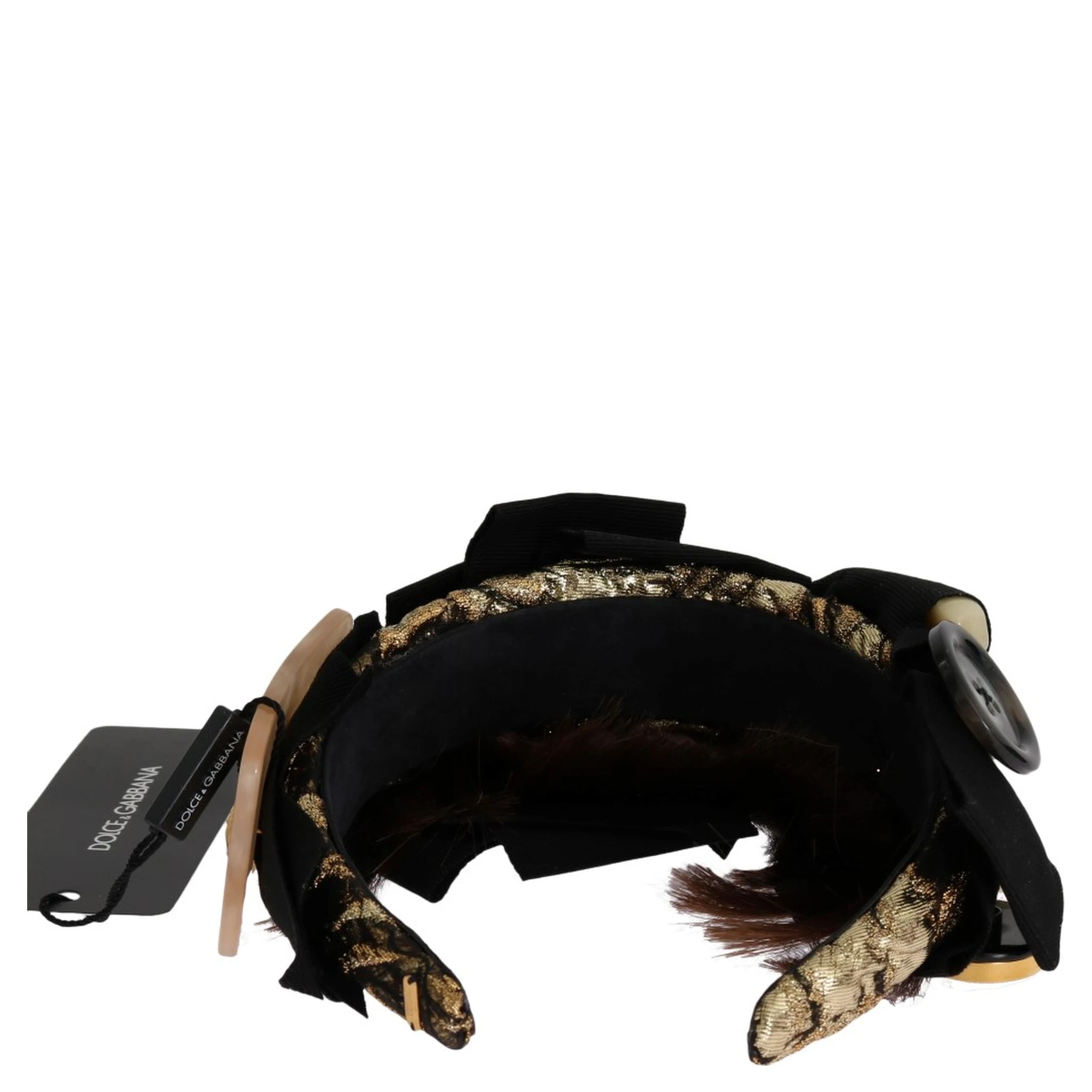 Clear Crystal Brown Hair Headband