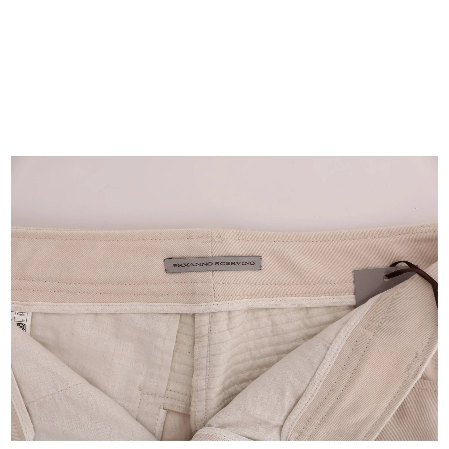 White Slim Fit Casual Jeans