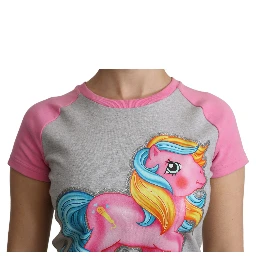 Gray and pink Cotton T-shirt My Little Pony Top