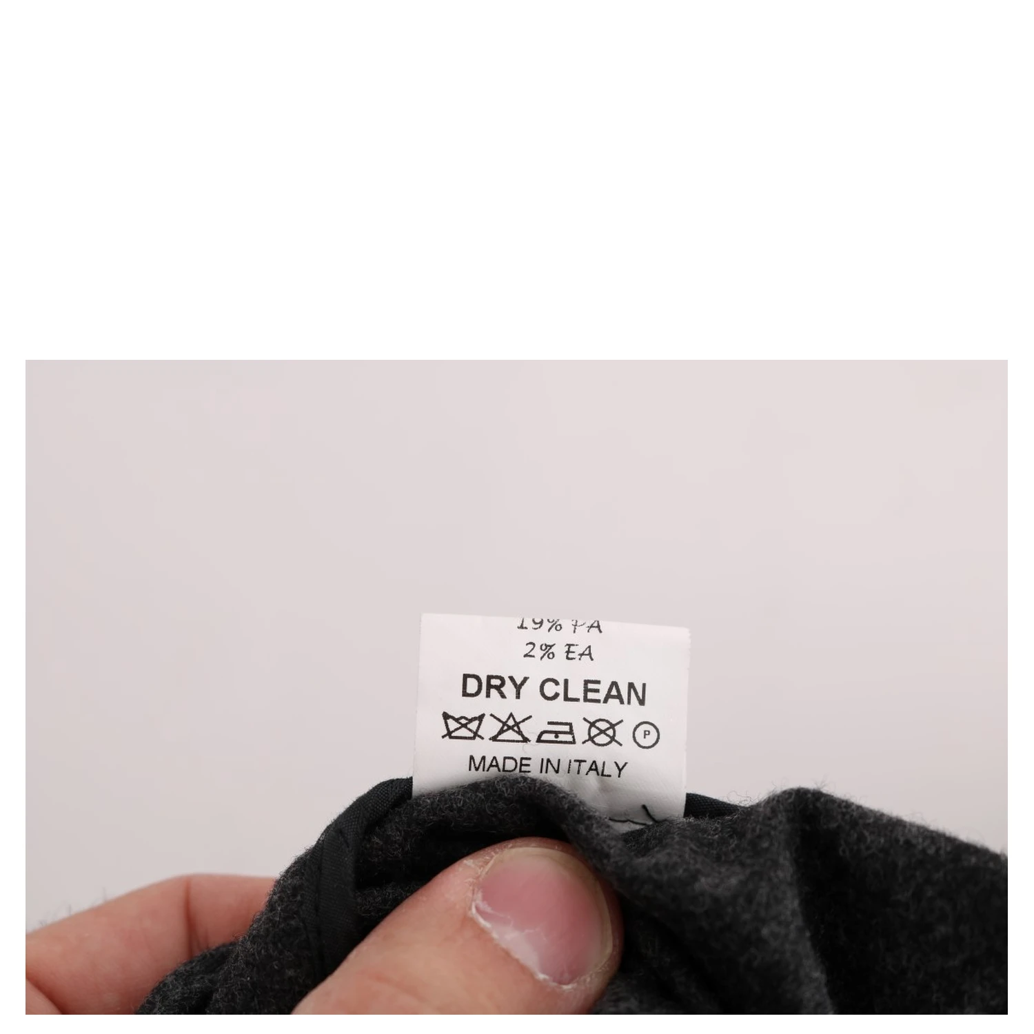 Gray Virgin Wool Skinny Casual Pants