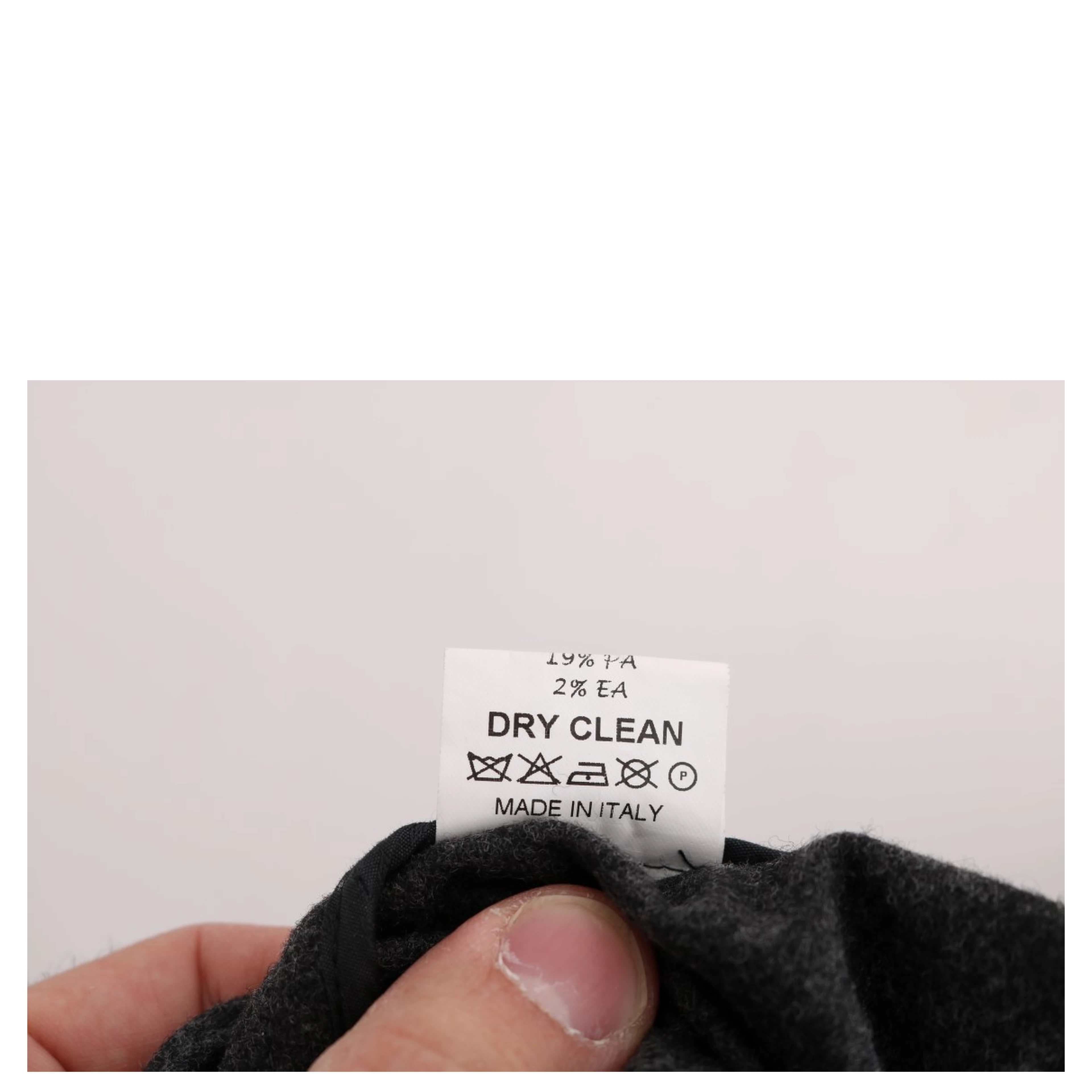 Gray Virgin Wool Skinny Casual Pants