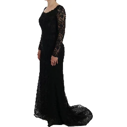 Black Floral Sheath Dress