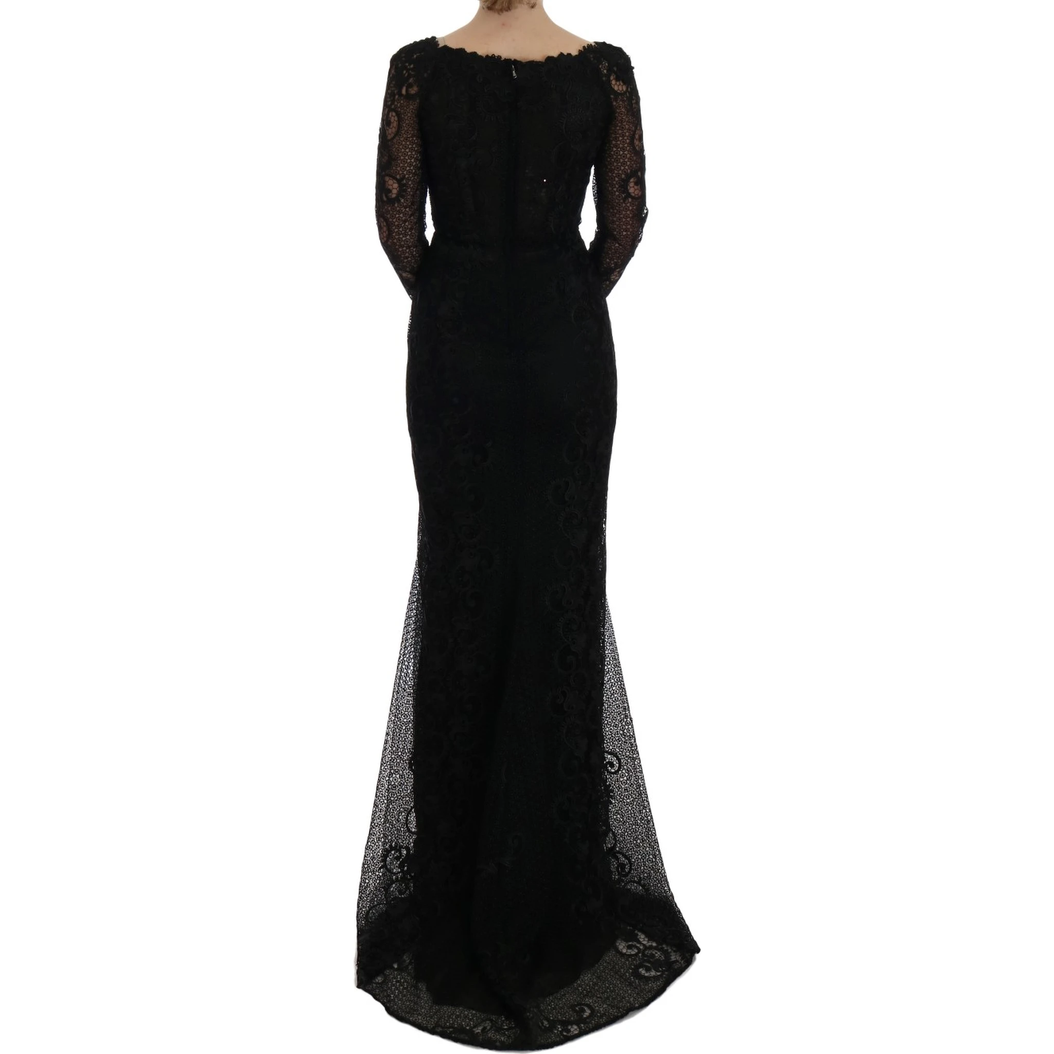 Black Floral Sheath Dress