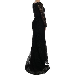 Black Floral Sheath Dress