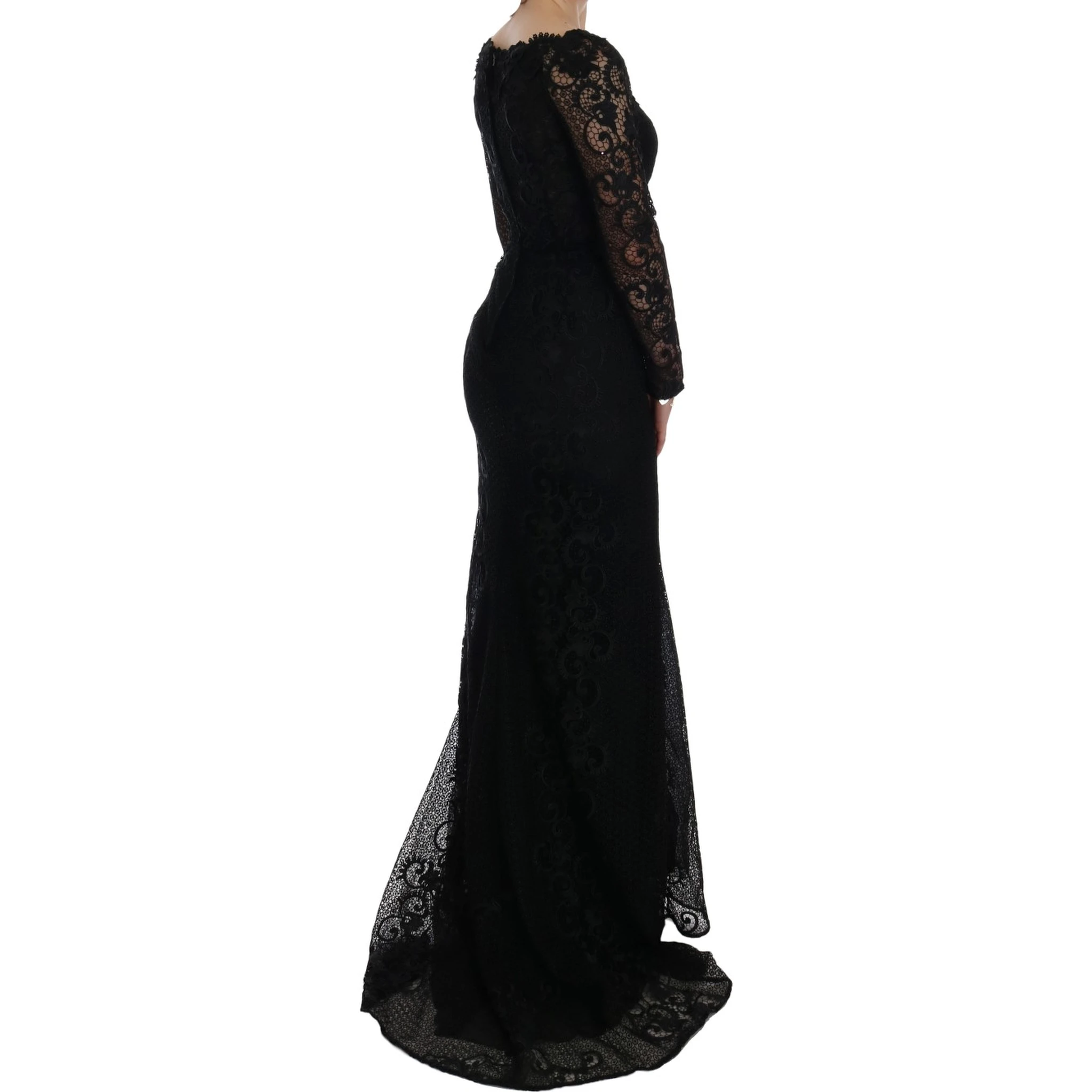 Black Floral Sheath Dress