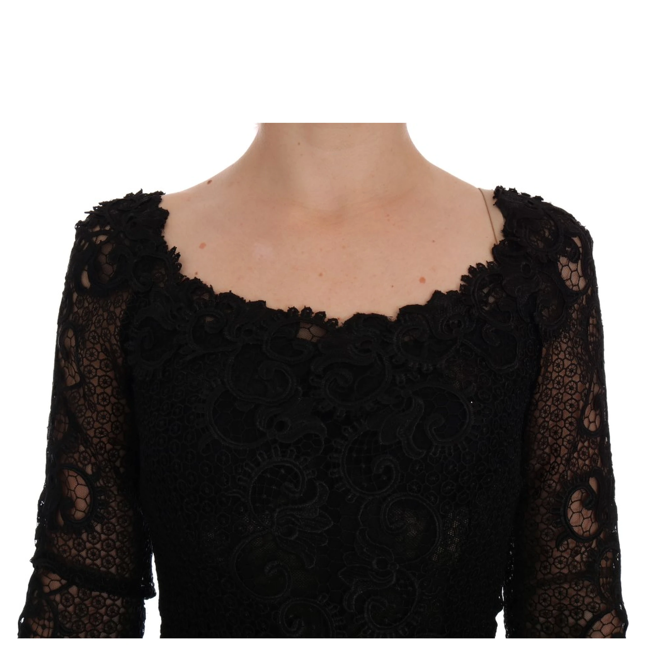 Black Floral Sheath Dress