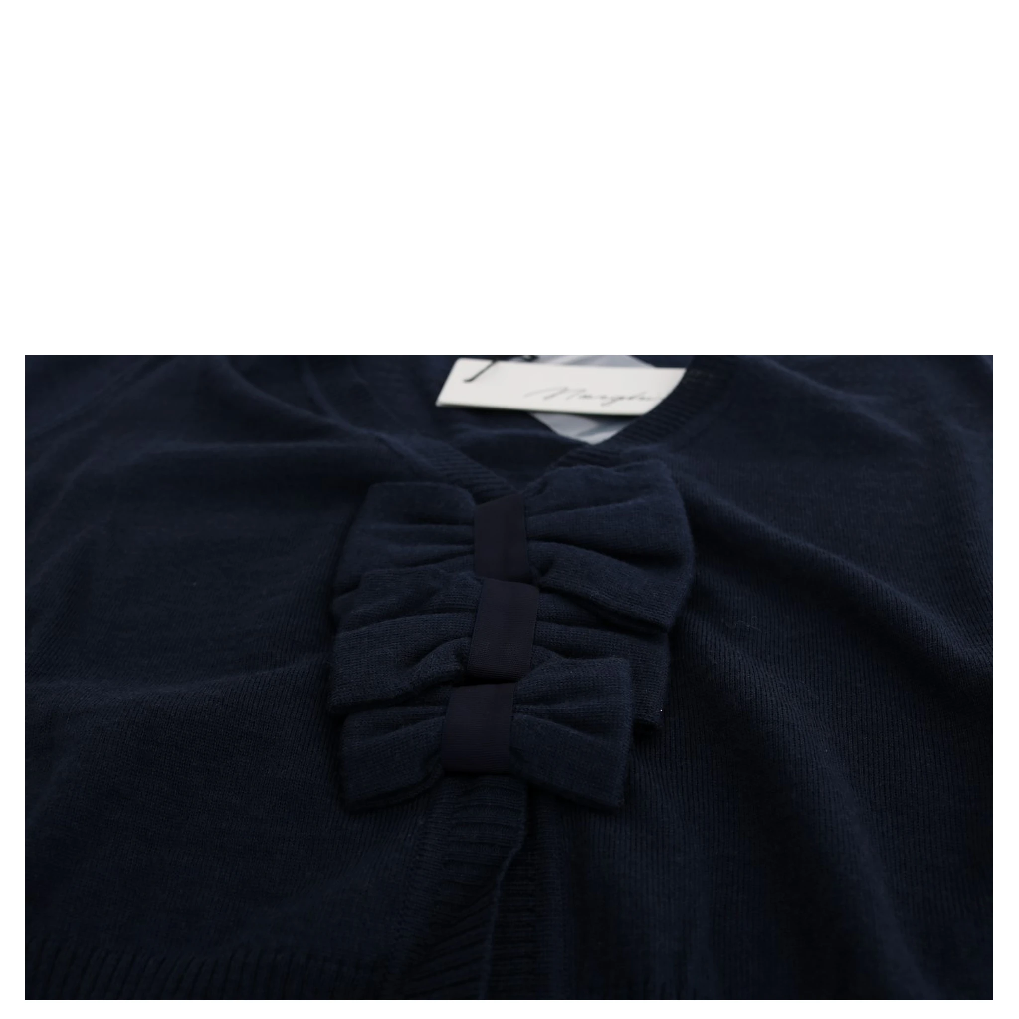 Blue Wool Blouse Sweater